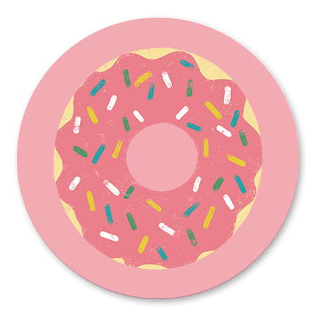 Roze Donut